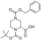 138775-02-7(R)-N-1-Boc-N-4-Cbz-2-哌嗪甲酸