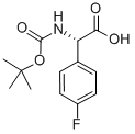 142186-36-5(S)-2-((叔丁氧基羰基)氨基)-2-(4-氟苯基)乙酸