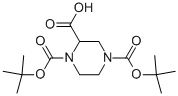 181955-79-31,4-双(N-Boc)哌嗪-2-甲酸