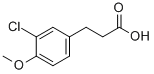 1857-56-33-(3-氯-4-甲氧苯基)丙酸