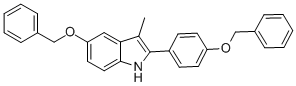 198479-63-93-甲基-5-苄氧基-2-(4-苄氧基苯基)-1H-吲哚