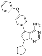 213743-31-87-环戊基-5-(4-苯氧基苯基)-7H-吡咯并[2,3-d]嘧啶-4-胺