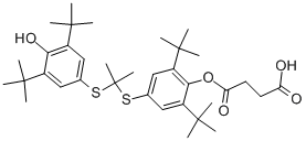 216167-82-74-(2,6-二-叔丁基-4-((2-((3,5-3,5-二-叔丁基-4-羟基苯基)硫基)丙-2-基)硫基)苯氧基)-4-氧代丁酸