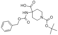 288154-16-54-苄氧基羰基氨基哌啶-1,4-二甲酸单叔丁基酯