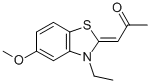 300801-52-91-(3-乙基-5-甲氧基苯并[d]噻唑-2(3H)-亚基)丙-2-酮