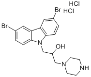 335165-68-91-(3,6-二溴-9H-咔唑-9-基)-3-(哌嗪-1-基)丙-2-醇