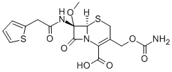 35607-66-0(6R,7S)-3-[(氨基甲酰氧基)甲基]-7-甲氧基-8-氧代-7-[2-(噻吩-2-基)乙酰氨基]-5-硫杂-1-氮杂双环[4.2.0]辛-2-烯-2-羧酸