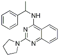 662163-81-7N-(1-苯乙基)-2-(吡咯烷-1-基)喹唑啉-4-胺