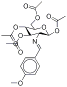7597-81-12-(4-甲氧基亚苄基)亚氨基-2-脱氧-1,3,4,6-四-O-乙酰基-β-D-吡喃葡萄糖